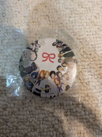 나츠메 우인장 전원 집합 캔뱃지 제일복권 캐러밴 회장 한정판