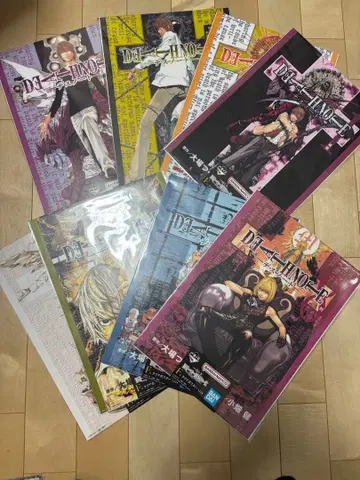 제일복권 데스노트 F상 클리어 포스터 1 2 5 6 8 9 10 12