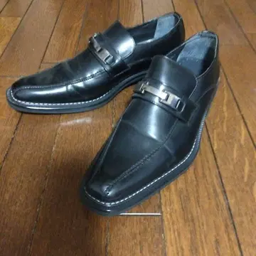 블랙 몽크 스트랩 드레스 슈즈