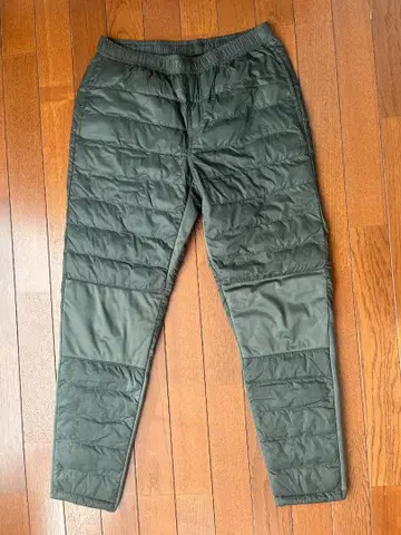 2025 워크맨 워셔블 퓨전 다운라이트 팬츠 S 다크 그린