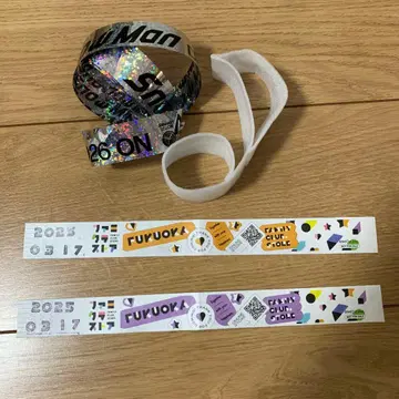 SnowMan Snow Man ON 돔 라이브 낙하물 은색 테이프 음표