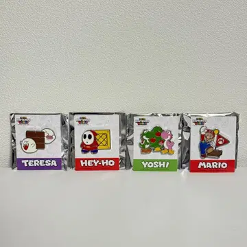 USJ 핀즈 컬렉션 세트 마리오 요시 헤이호 테레사 4종