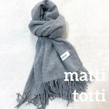 matti totti 마티 토티 캐시미어 100% 스톨 그레이