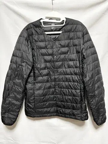 유니클로 울트라 라이트 다운 블랙 남성용 S 2WAY 수납 봉투