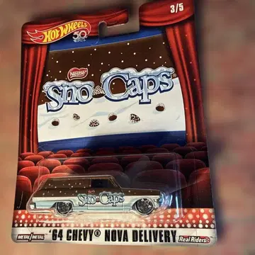 핫휠 쉐비 노바 딜리버리 64 스노우캡