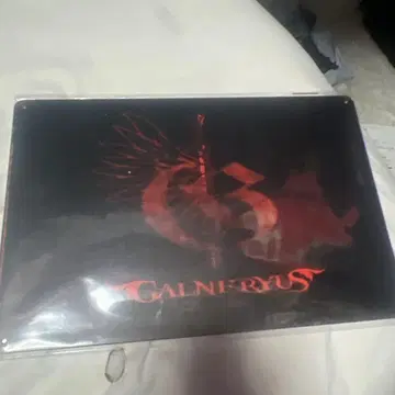 GALNERYUS 양철 간판 빨간 로고