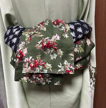 어른용 헤코비, 동백꽃 패턴, 리버서블 장척