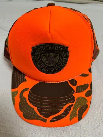 NITRAID 리얼위드 메쉬 캡 카모플라쥬 오렌지 야마모토 키드