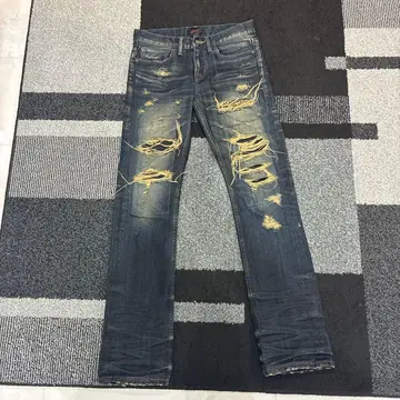 JACKROSE 데미지 데님 슬림 핏