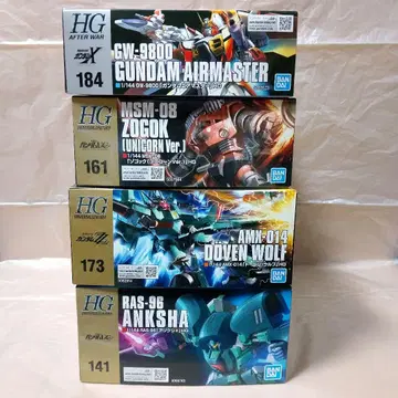 건담 HGUC 앙크샤 도벤울프 외 2개 [건담 프라모델 묶음 판매]