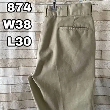 디키즈 멕시코제 874 워크 팬츠 베이지 38 x 30