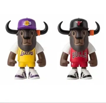 Newera NBA FFALO 인형 레이커스 불스 2체 세트 미개봉