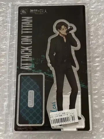 진격의 거인 가라오케 철인 블랙 수트 아크릴 스탠드 리바이 1