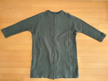 evam eva 프레스 울 코트 사이즈 2 모스그린