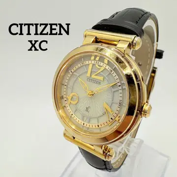 작동품 CITIZEN xC 시티즌 크로스씨 에코드라이브 골드 레어
