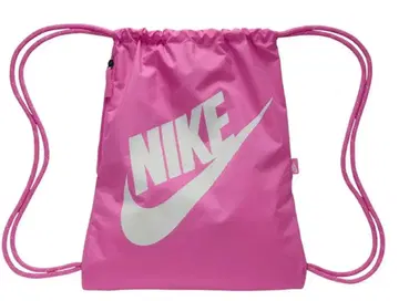 NIKE 냅색 드로우 스트링 헤리티지 짐색 핑크