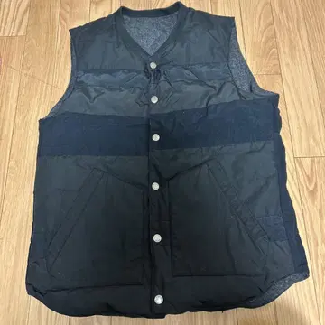 Nanouniverse 니시카와 다운 베스트 리버서블 블랙 그레이