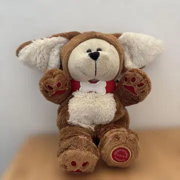 스타벅스 베어리스타 간지  강아지 봉제 인형
