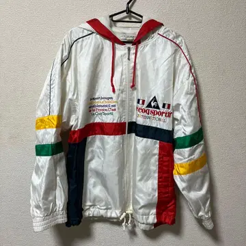 레어 le coq sportif 나일론 자켓 자수