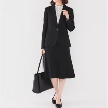 UNTITLED [ 출퇴근 수트 ] 울 혼방 저지 테일러드 자켓