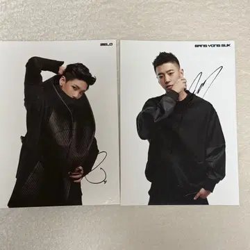 B.A.P 친필 사인 패널 2장 세트