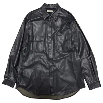 BEAUTY&YOUTH FAUX/LAMB CPO 셔츠 네이비 XL