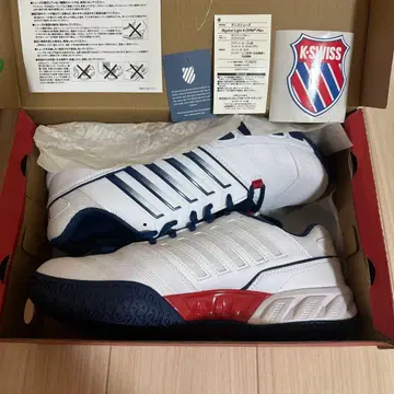 K-Swiss 테니스화 화이트/네이비/레드 27.5cm