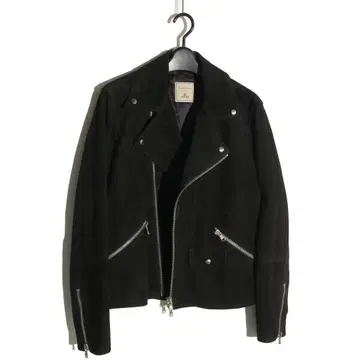 DENIM TOMORROWLAND 고트 스웨이드 더블 라이더 자켓