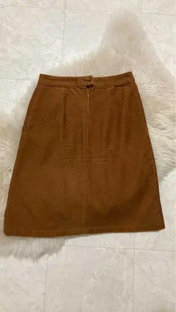 A.P.C. 코듀로이 스커트 카멜 34 사이즈