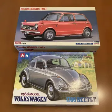 타미야 1/24 폭스바겐 & 하세가와 혼다 N360S(N1)