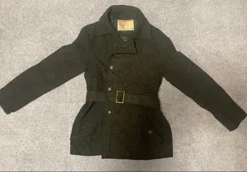 179/WG 벨트 포함 블랙 밀리터리 자켓