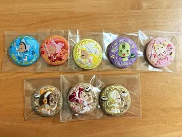미사용 오쟈마녀 도레미 자수 핀 배지 8개 세트