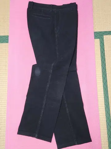 INTERMEZZO 트위드 팬츠 블랙 마이크로테크