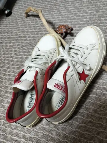 컨버스 올스타 화이트/레드