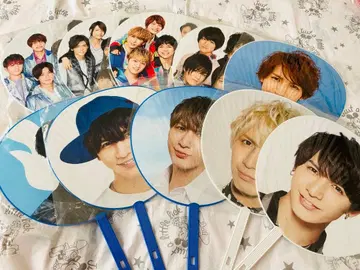 쟈니즈 WEST 후지이 류세이 부채 10개 묶음 판매