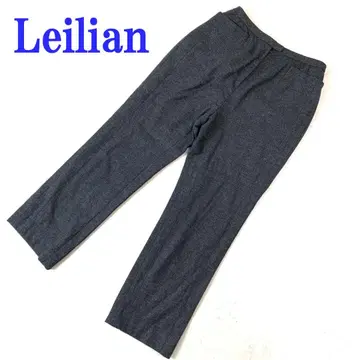 Leilian 레리안 슬랙스 팬츠 그레이 울 13 C5022