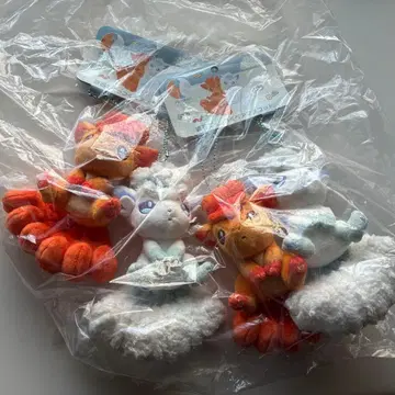 자석으로 붙는 페어 마스코트 타모노도우시 로콘 & 알로라 로콘 2개 세트