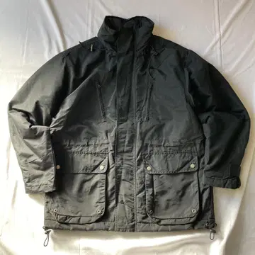 00s 테크 나일론 자켓 블랙 컬러 그런지 Y2K 헤이세이 구제 의류