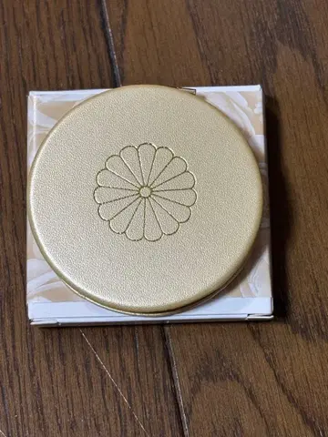 황궁 한정 판매 컴팩트 거울 샴페인 골드 개운 인기