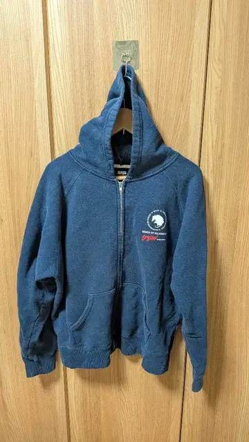 RATS 풀 집업 네이비 후드티