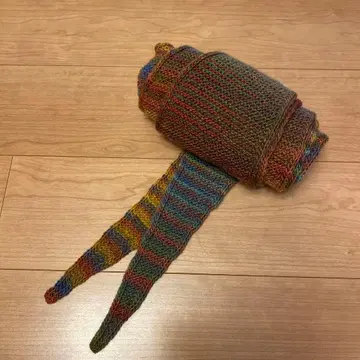 소피의 후드 부착 스카프/스카프 보닛 머플러 컬러풀