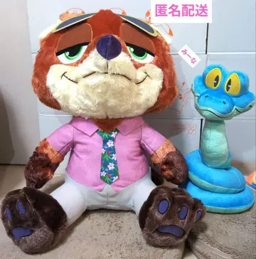 주토피아2 슈퍼 라지 봉제 인형 닉 & L 게리 세트