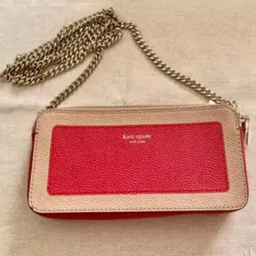 kate spade 빨간색 베이지 숄더백