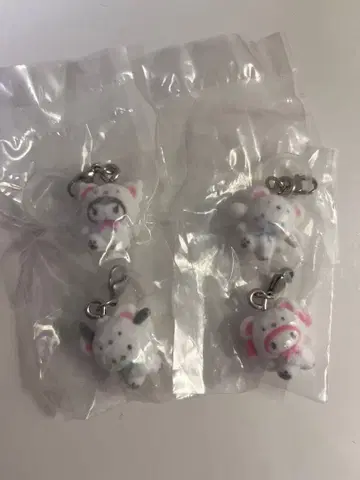 산리오 메지루시 액세서리 복슬복슬 스노우