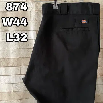 디키즈 874 워크 팬츠 자수 블랙 44 x 32