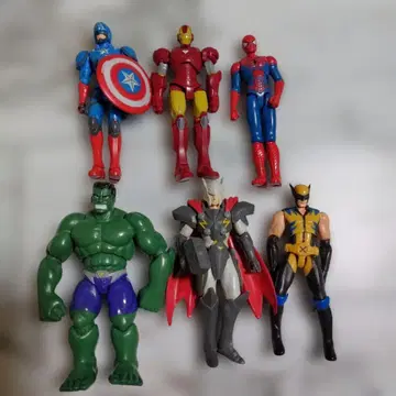 마블 피규어 6체