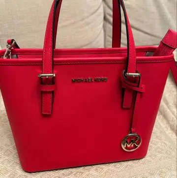 MICHAEL KORS 레드 숄더백