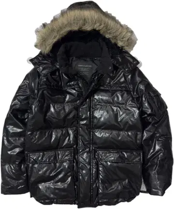 y2k archive 퍼 다운 L uniqlo 광택