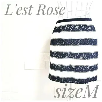 새상품급 레스트로즈 L'estRose 꽃무늬 레이스 스커트 타이트 스커트