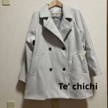 [미사용 새상품] 테치치 2WAY 코트 피코트 그레이 L사이즈
